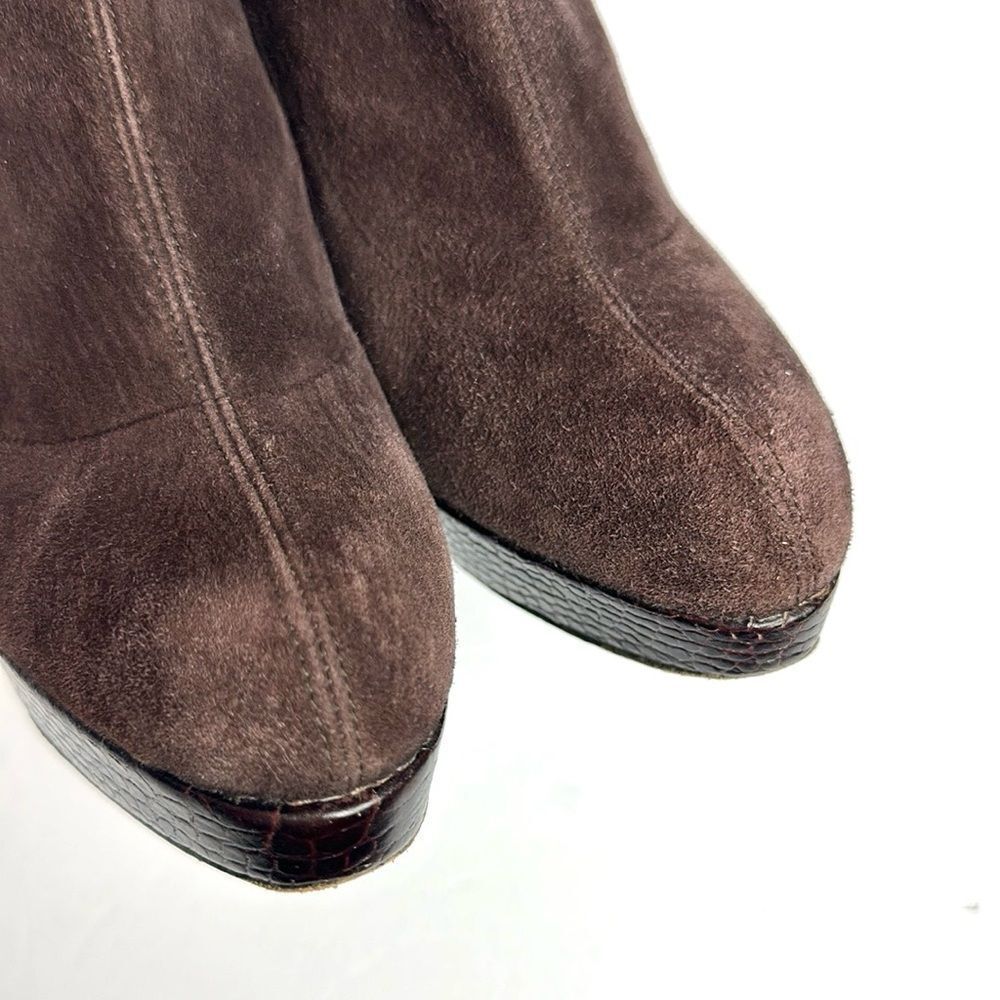 Stuart Weitzman Sockemup Platform Bootie High Hee… - image 6